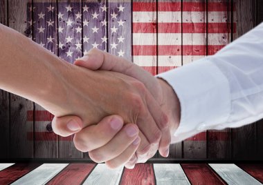 Onların el sıkışan insanlar 