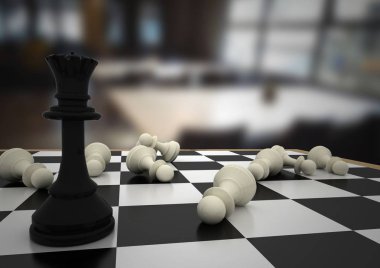 3D Satranç parça 