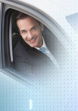 Adam araba ile geçiş efekti