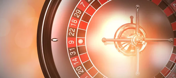 A felülnézeti 3d roulette, összetett kép — Stock Fotó