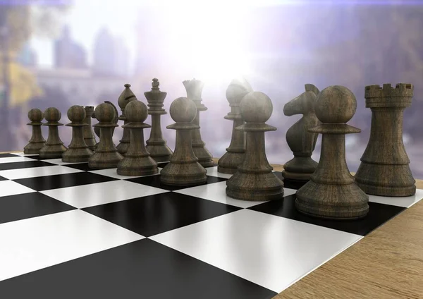 3D σκάκι piece — Φωτογραφία Αρχείου