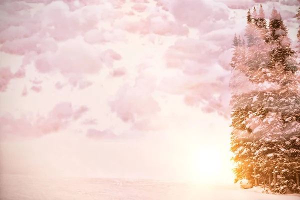 Композиция с живописным видом на облака — стоковое фото