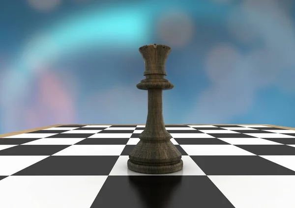 3D σκάκι piece — Φωτογραφία Αρχείου