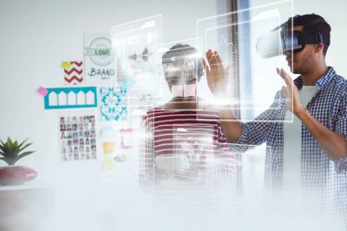 Adam arabirimi dokunmadan Vr kulaklık