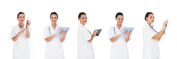 Dispositivos de retención femenina Doctor — Foto de Stock