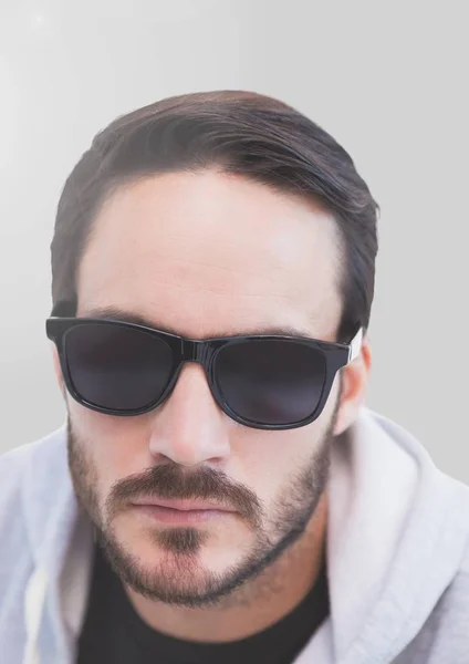 선글라스에 남자의 초상화 — 스톡 사진