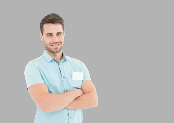 Hombre con los brazos cruzados —  Fotos de Stock