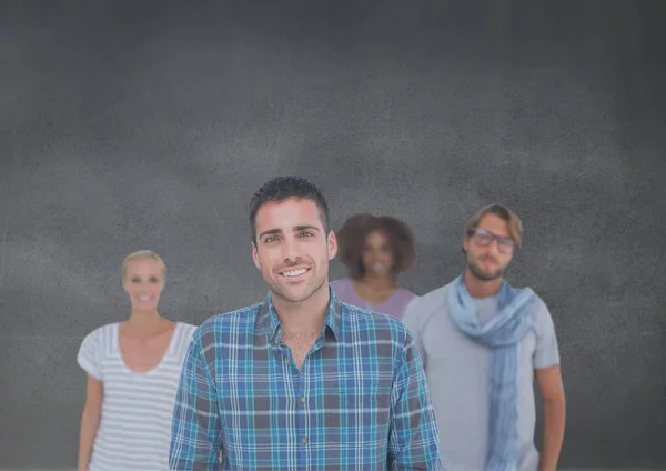 Group of people standing — Stock Photo, Image