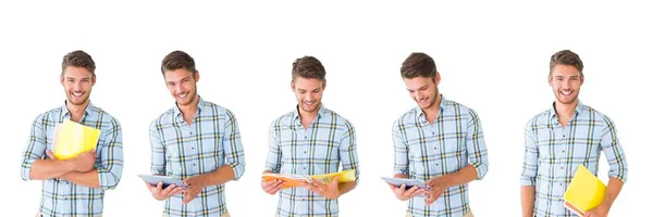 Happy student man — Stock Photo, Image