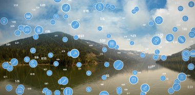 dağ karşı simgeler 