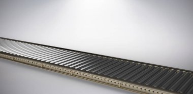 üretim satırının 3D görüntü