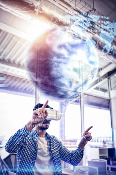 Sanal gerçeklik kulaklık kullanarak yürütme 