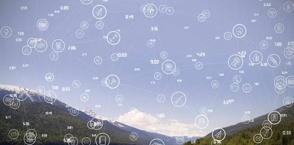 dağ karşı simgeler