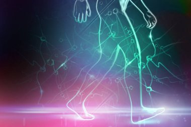 Siyah bir karakter vie 