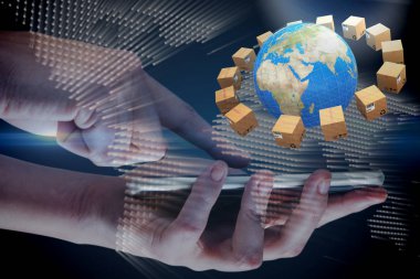 cep telefonu kullaranarak eller