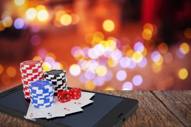 iskambil ve dices Smartphone ile belirteçleri