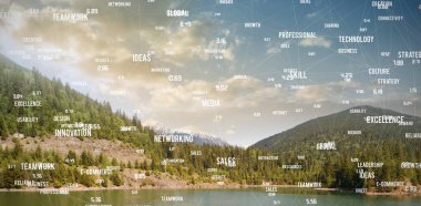 Bağlantı noktaları karşı orman Dağı'nda 