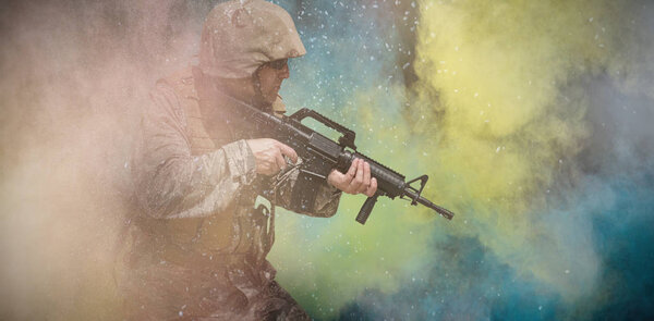 военные готовы стрелять
