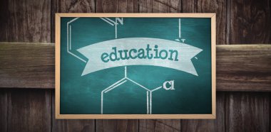 Ac kara tahta görüntünün bileşik görüntü