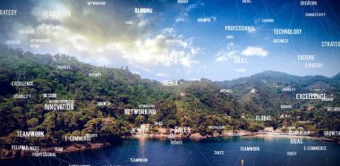 tarafından dağ Gölü manzaralı görünüm