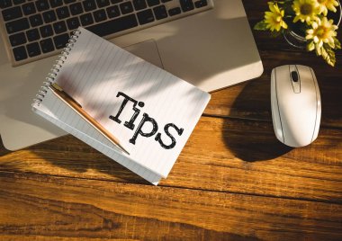 Not etmek üstünde yazılı ipuçları metin 