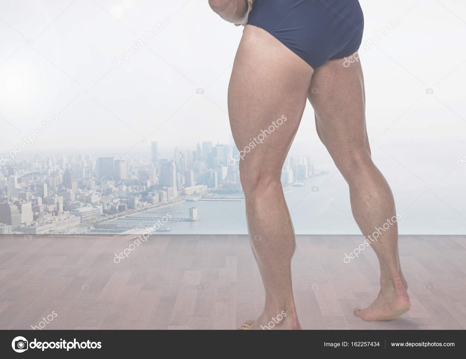 swim trunks for muscular legs