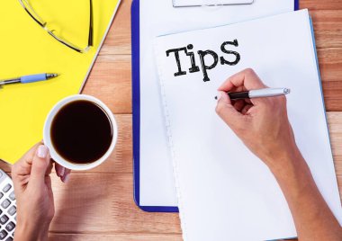 İpuçları metin yazma eller 