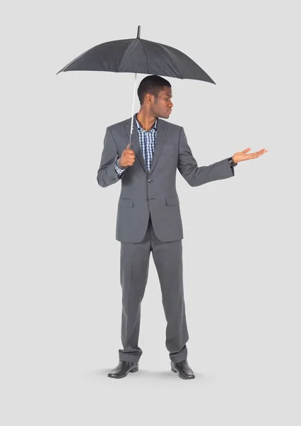 Людина холдингу парасольку — стокове фото