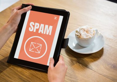 E-posta spam üstünde belgili tanımlık perde