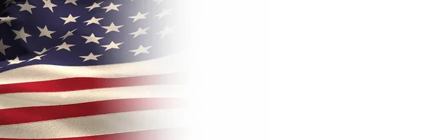 3D USA with white transition — Stock Photo, Image