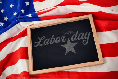 Kara tahta üzerinde mutlu İşçi Bayramı metin 