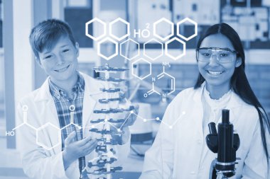 okul deneyimlerle molekül modeli çocuklar