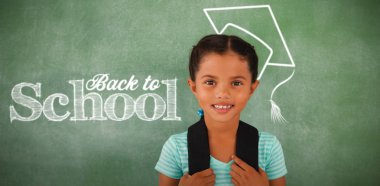 Tebeşir tahtası karşı moduna kızla