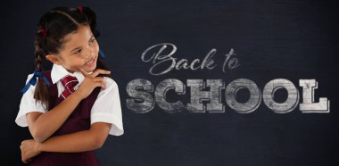 kız öğrenci ve okul kelimeleri geri 