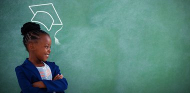 kollarını çapraz işkadını 