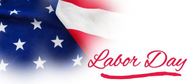 Amerikan bayrağı karşı İşçi Bayramı