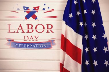 İşçi Bayramı kutlama metin bayrak ile