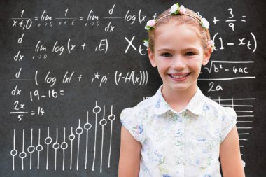 blackboard close-up karşı şirin kız