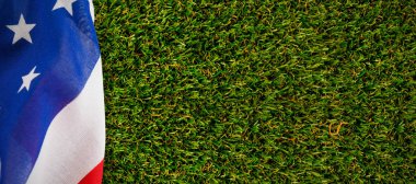 Amerikan bayrağına yakın plan