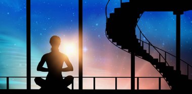 kadın pratik meditasyon