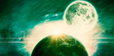 Dolunay birçok parçalardan oluşan imge