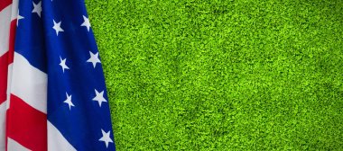 Amerikan bayrağı yıldız şekiller 