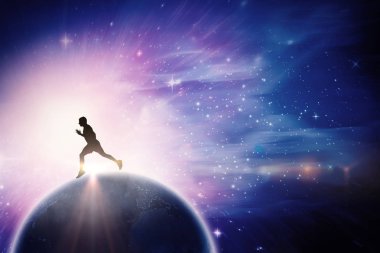 çalışan erkek atlet 