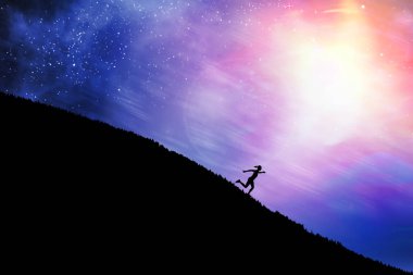 çalışan kadın atlet 