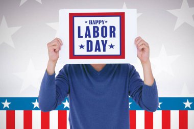 boş iz ön yüz tutan adam 