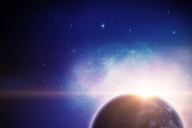 renkli ışıkların dijital olarak oluşturulan görüntü 