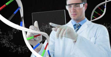 Doktor adam 3D Dna dizisi ile etkileşim