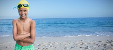 yüzücü çocuk geçti silah ile