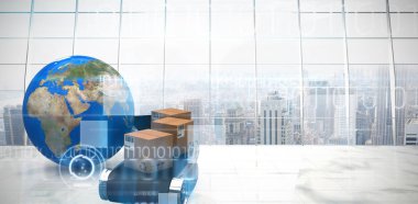 Dünya gezegen kutuları üretim hattında 