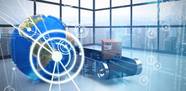 Earth tarafından üretim hattında karton kutu